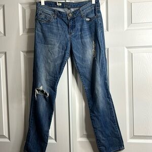 Kut From The Kloth Catherine Boyfriend Jeans Distressed 6